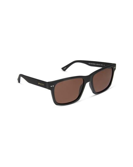 DIFF Brown Marco 56Mm Square Sunglasses