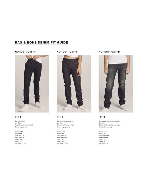 Slim Straight Leg Jeans in Blue for Men 
