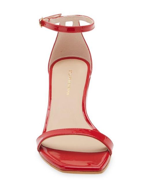 Stuart Weitzman Pink Nudistcurve Wedge Sandal