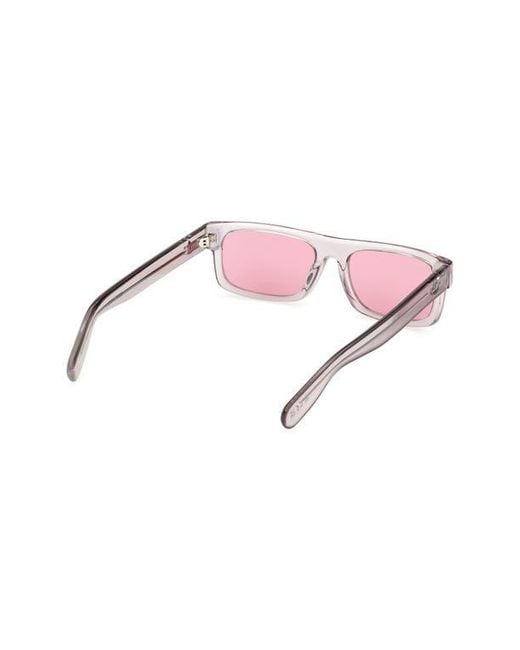 Adidas Pink Rectangular Sunglasses for men