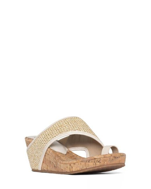Donald J Pliner Brown Platform Wedge Sandal