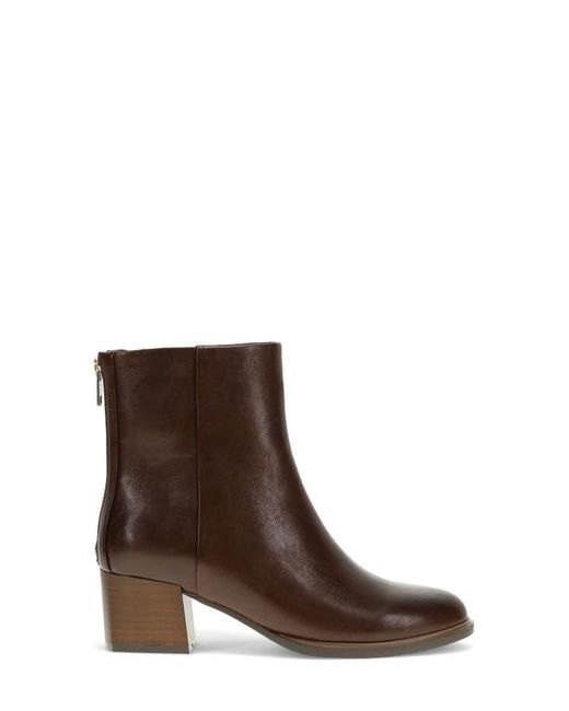 BareTraps Brown Bessie Block Heel Bootie