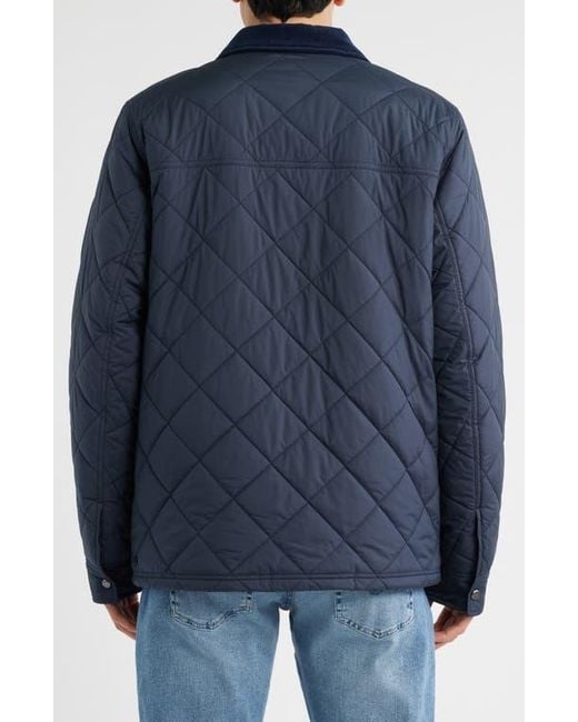 Hunter Blue Bell Quilted Barn Jacket for men