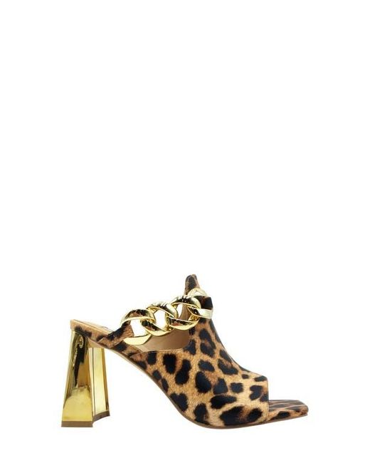 Ninety Union Brown Ryder Open Toe Pump