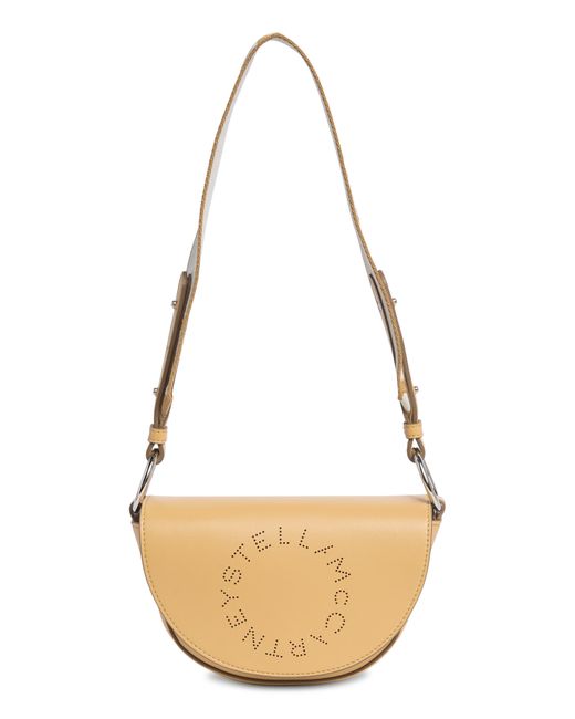 Stella McCartney Natural Logo Crossbody Bag