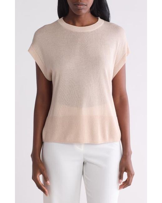 Halogen Crewneck Rib Sweater Top Lyst