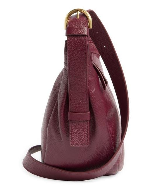 Vince Camuto Purple Jenna Leather Crossbody Bag