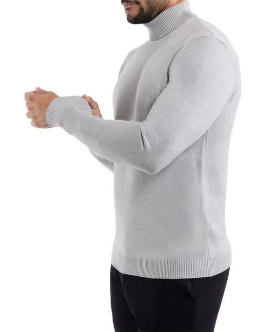 Xray Jeans Gray Turtleneck Pullover Sweater for men