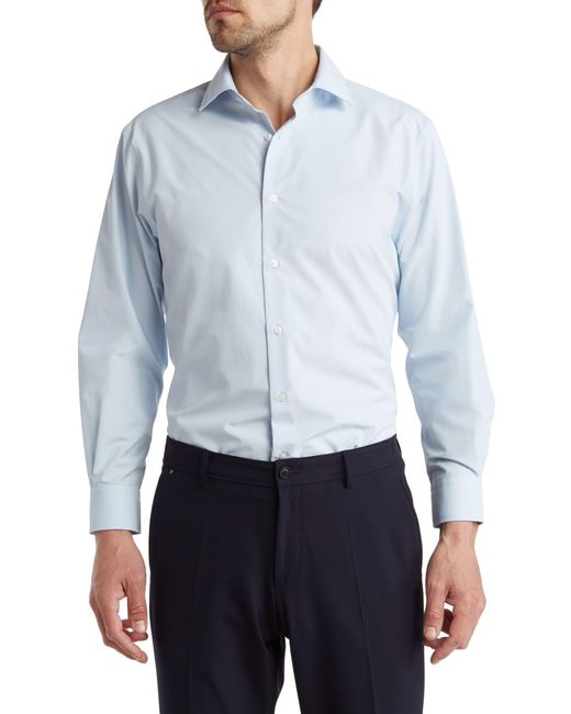Nordstrom White Traditional Fit Button-up Dress Shirt for men