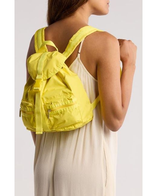 LeSportsac Yellow Small Voyager Backpack