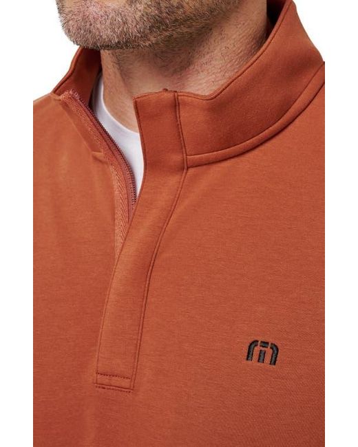 Travis Mathew Red Cloud 2.0 Quarter Zip Pullover for men
