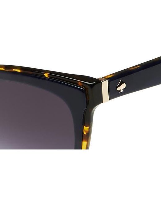 Kate Spade Black Daeshas 56mm Gradient Cat Eye Sunglasses