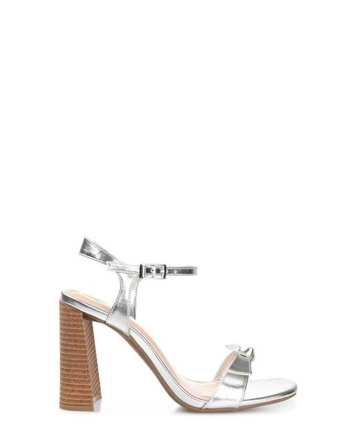 Journee Collection White Tru Comfort Foam Diana Heeled Sandal