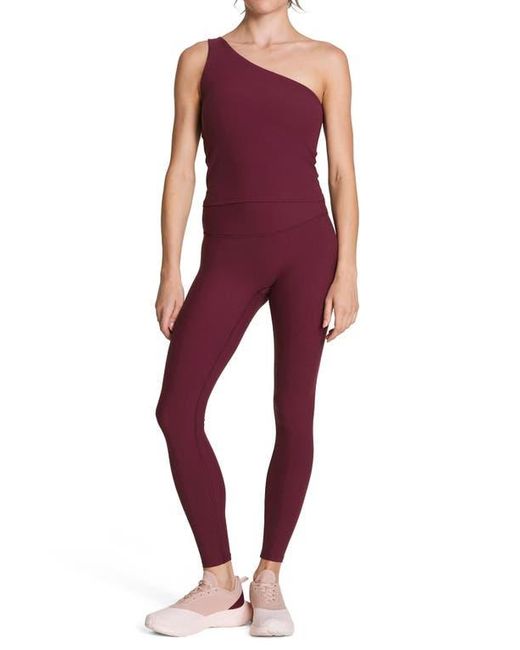 Spanx Red Bare Essentials One Shoulder Tank