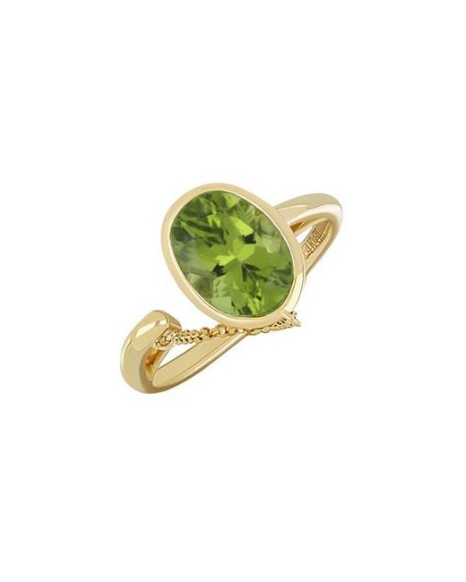 Bony Levy Green 14K Peridot Statement Ring