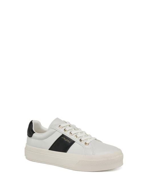 J/Slides White Gilda Platform Sneaker