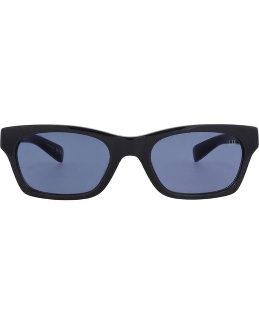 Dunhill Blue 53Mm Rectangular Sunglasses for men