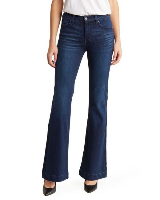 7 For All Mankind Blue Dojo Wide-Leg Denim Jeans