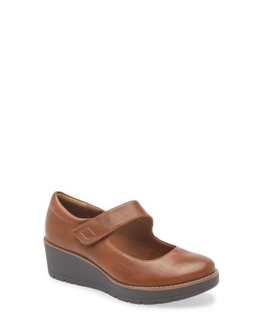 EuroSoft Brown Franlee Mary Jane Flat