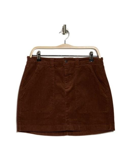 Sanctuary Brown Corduroy Coast Miniskirt