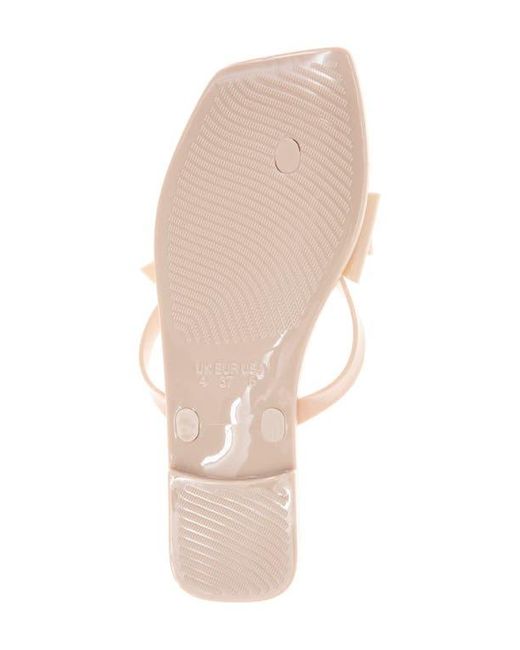 BCBGeneration Pink Lima Bow Jelly Sandal