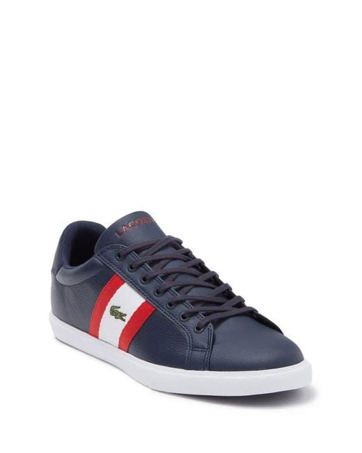 Lacoste Blue Grad Vulc 120 Low Top Sneaker for men