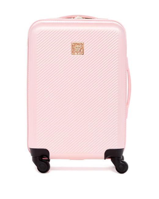 Anne Klein Pink Aurora 20" Hardside Spinner Luggage