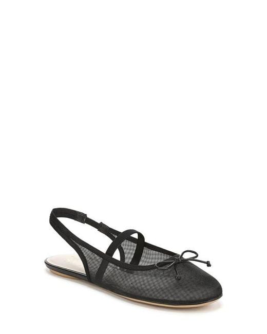 Franco Sarto Black Chara Slingback Flat