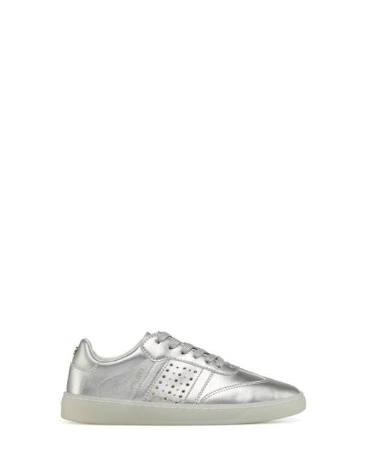 J/Slides White Hunter Leather Sneaker