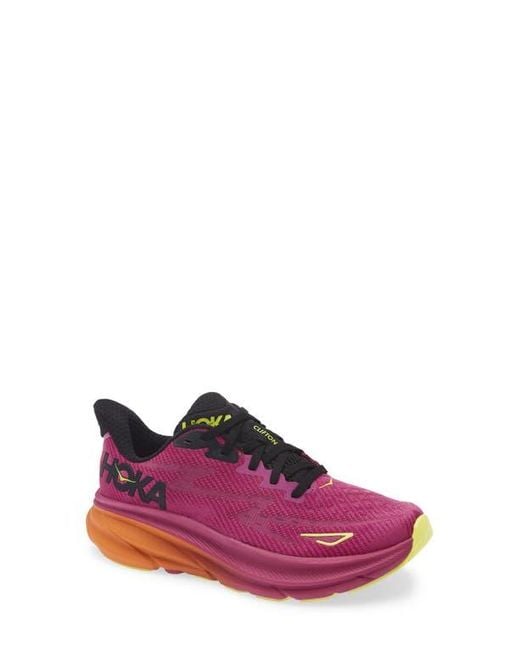 Hoka One One Purple Clifton 9 Running Shoe