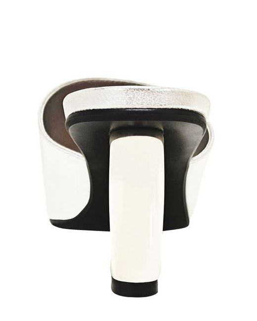 Ninety Union White Florence Square Toe Mule