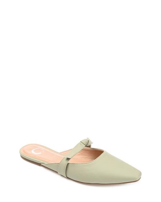 Journee Collection White Missie Bow Mule