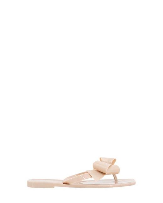 BCBGeneration Pink Lima Bow Jelly Sandal