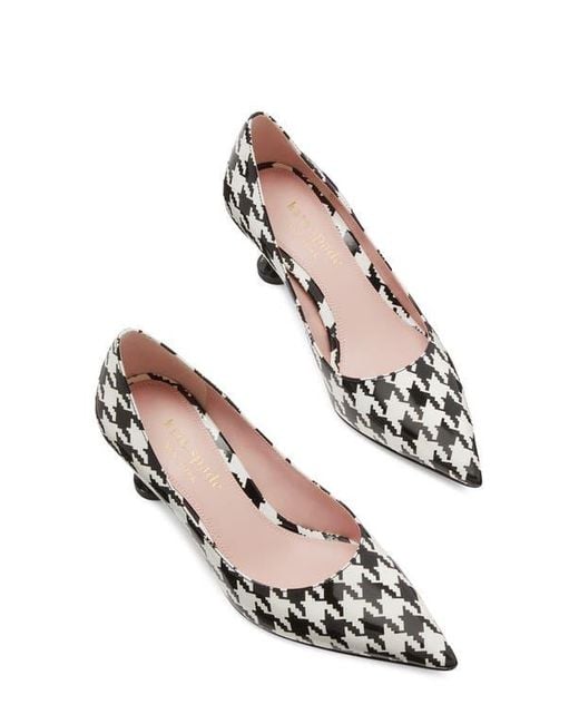 Kate Spade White Garnish Pointed Toe Pump