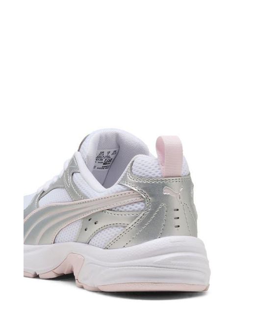 PUMA White Milenio Tech Lt Sneaker