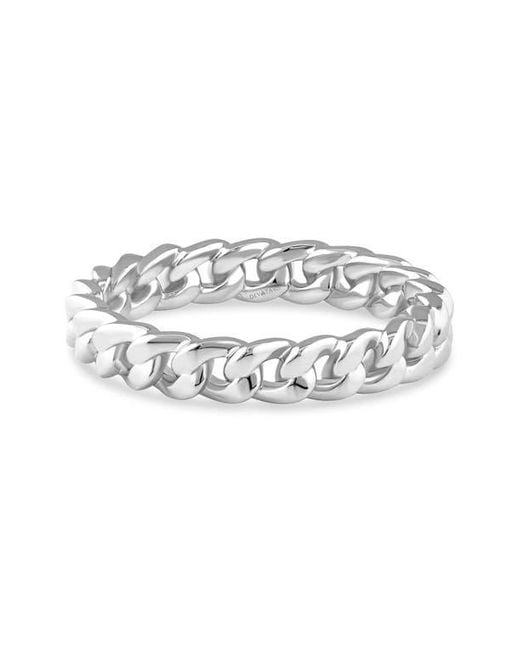 DEVATA Metallic Curb Chain Eternity Ring