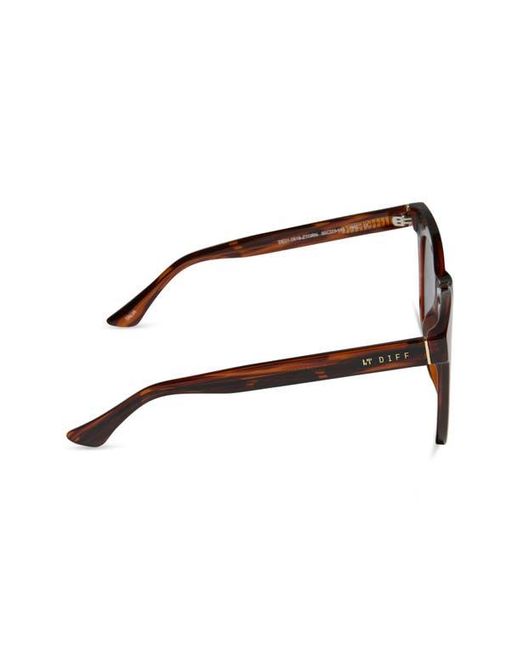 NWOT DIFF 50mm Talia Square Sunglasses Brown Amazon.com: DIFF Billie Designer Square Sunglasses for Men  main image 3