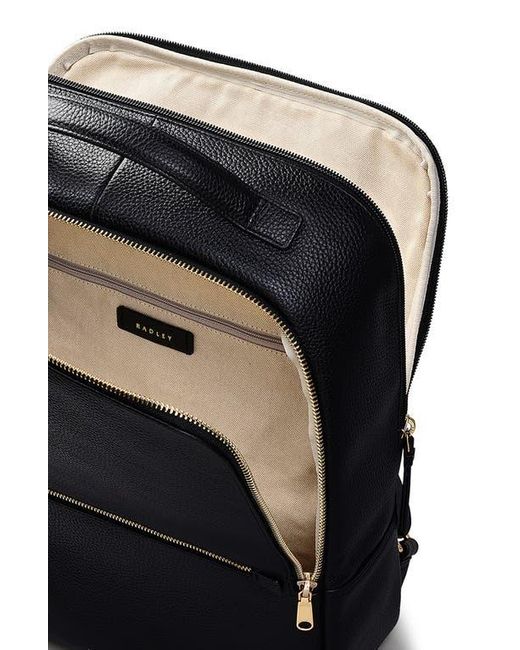 Radley Black Sunny Dene Leather Backpack