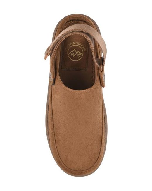 White Mountain Brown Icebound Slingback Clog