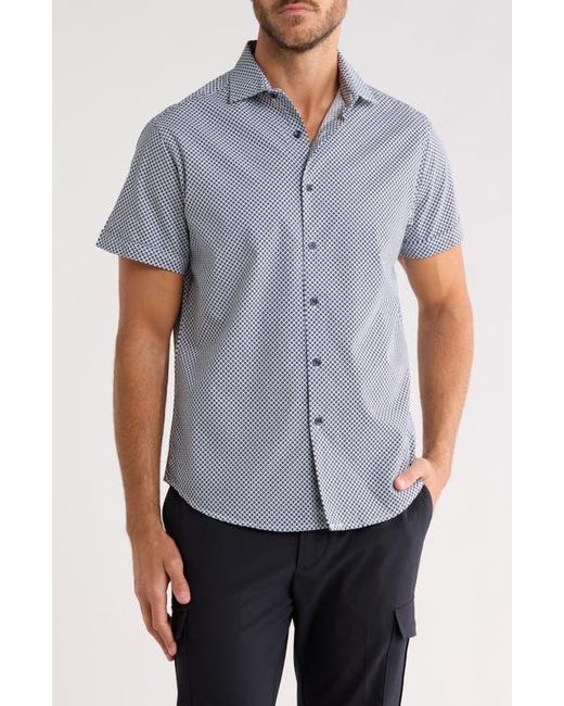 denim and flower dress shirt NEW Denim and Flower Men's Button Front Casual Short Sleeve Shirt S/M/L/XL