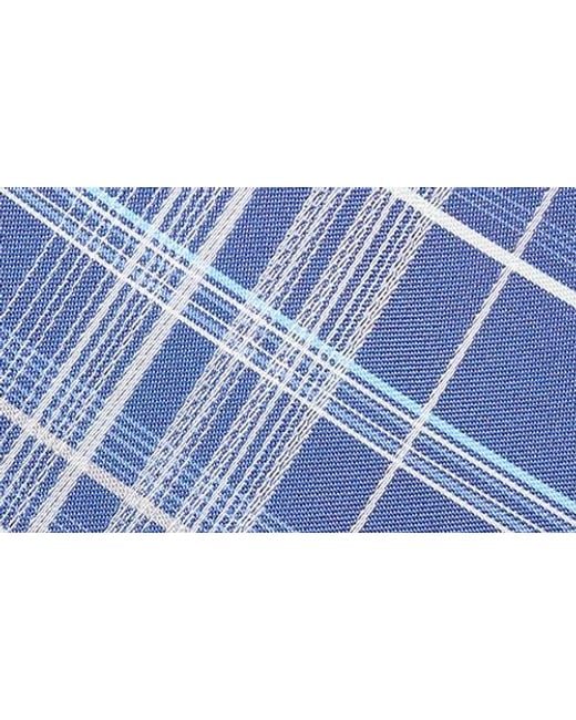 Calvin Klein Blue Walker Plaid Tie for men