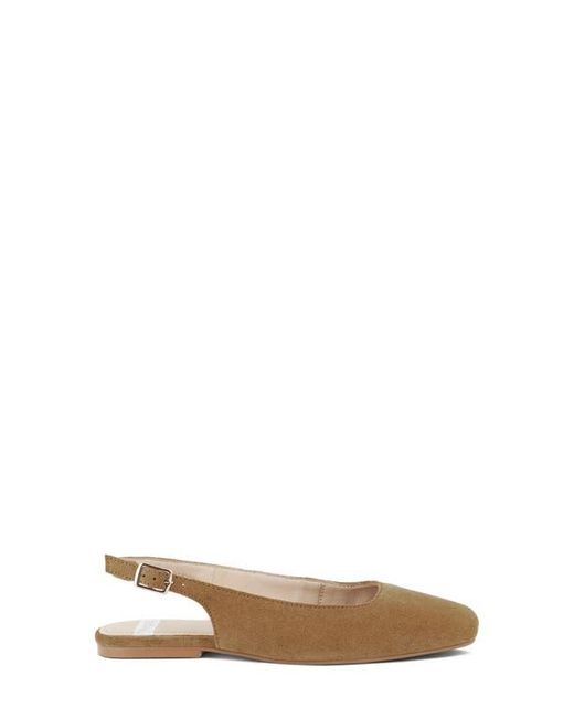 Rag & Co Natural Sozani Slingback Flat