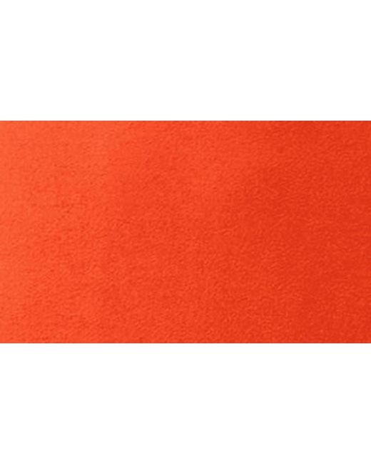 Trina Turk Orange Barbette Ruffle Sleeve Shift Dress