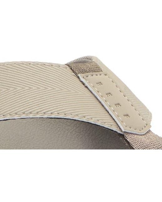 Reef Gray The Raglan Flip Flop for men
