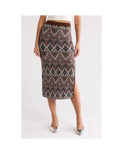 Mother Brown The Midnight Walk Knit Skirt