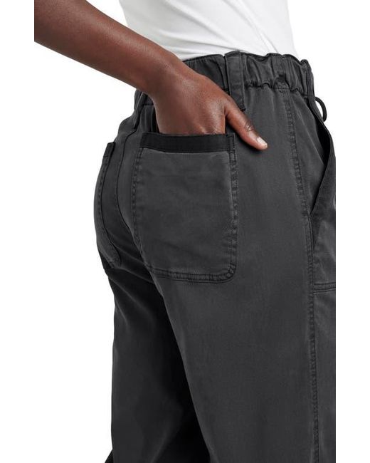 Splendid Black Gianna Crop Drawstring Pants