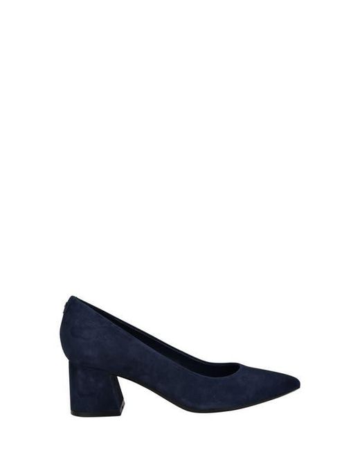 Calvin Klein Blue Lenott Pointed Toe Pump