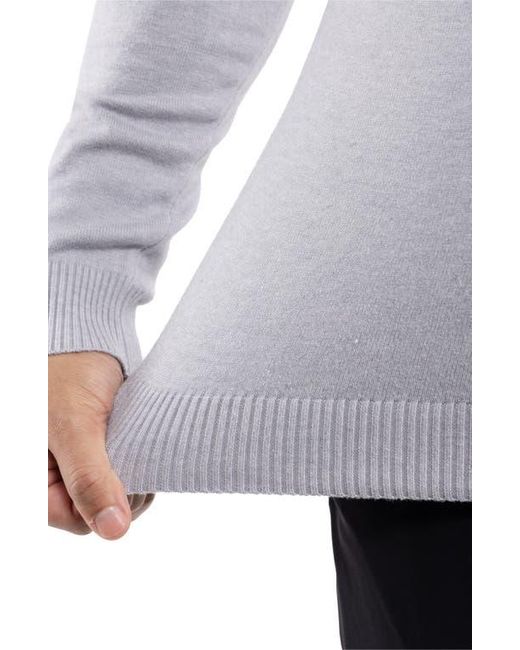 Xray Jeans Gray Soft Knit Crewneck Sweater for men