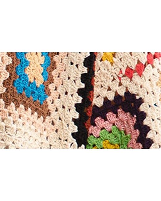Saachi Natural Granny Crochet Jacket