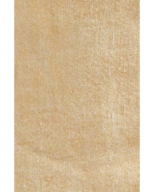 R13 Natural Double Loop Venti Linen Shorts